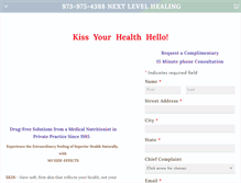 Tablet Screenshot of nextlevelhealing.com